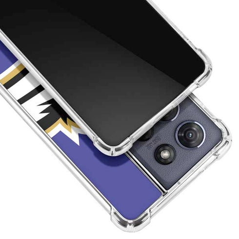 NFL Baltimore Ravens Large Logo Moto G Play 5G (2025) Clear Case